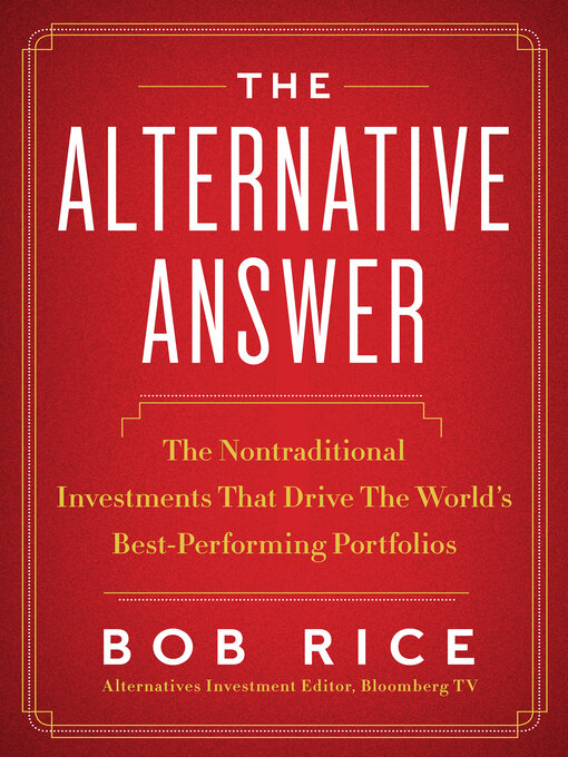 Title details for The Alternative Answer by Bob Rice - Wait list